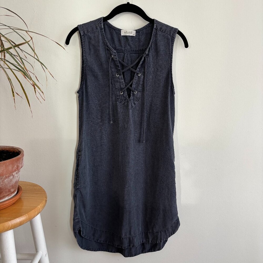 BELLA DAHL linen shift dress